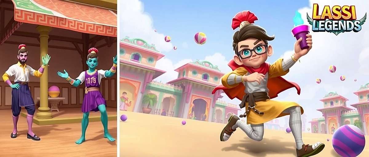 Lassi Legends Holi Special Event Lassi Legends Holi event with colorful character skins and special in-game celebrations